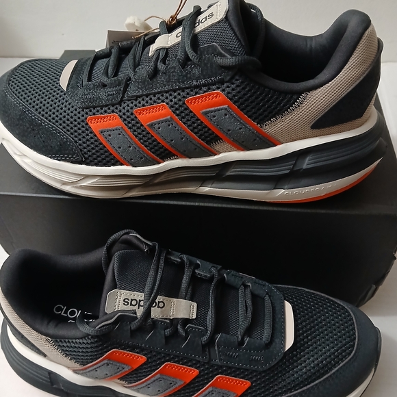 adidas shoes Other - adidas Men's Black and Orange Sneakers Size 9½ New $60